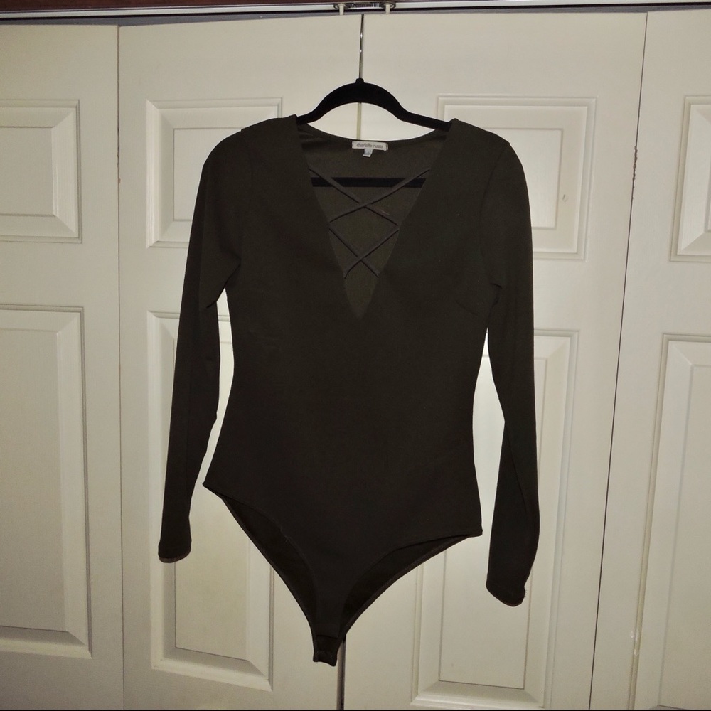 Lace-Up Bodysuit